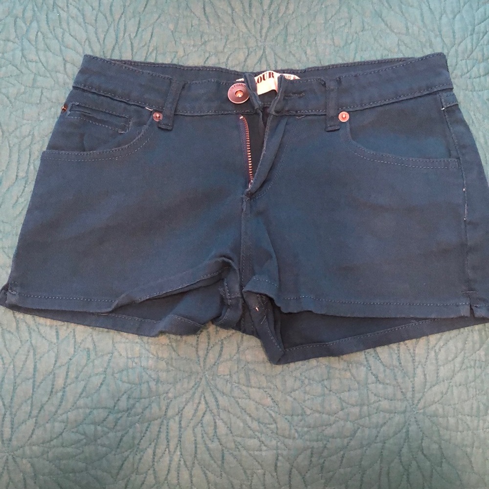 Blue shorts